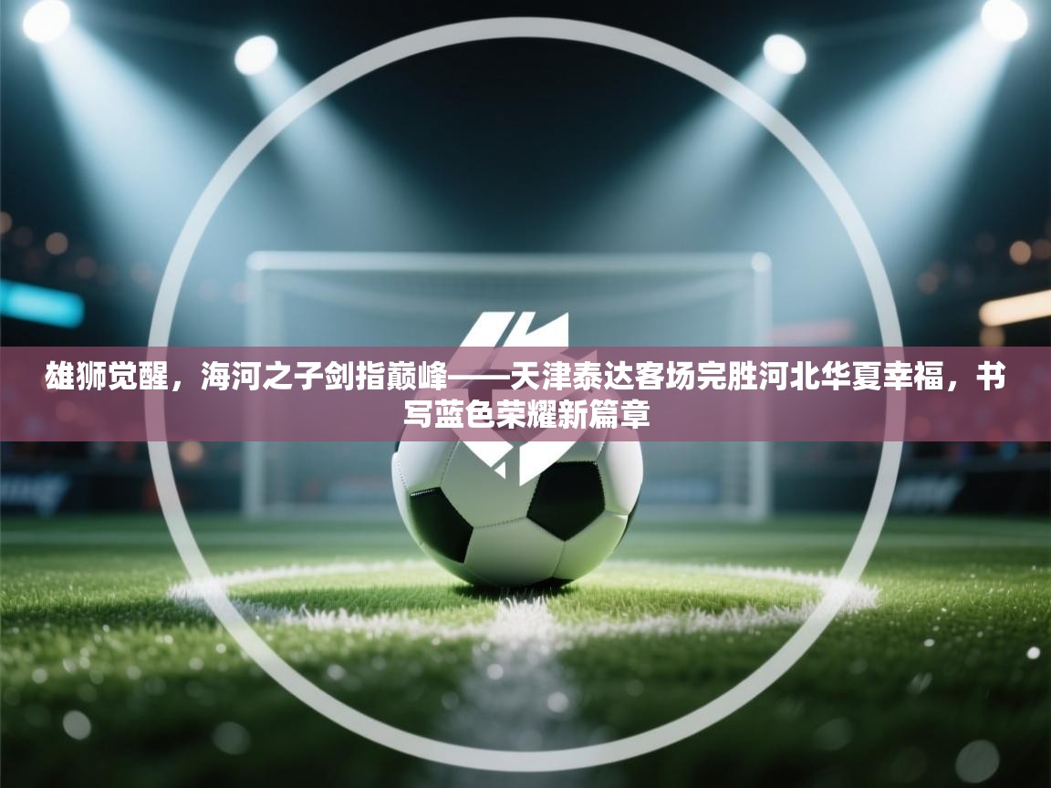 雄狮觉醒,海河之子剑指巅峰——天津泰达客场完胜河北华夏幸福,书写蓝色荣耀新篇章 第1张