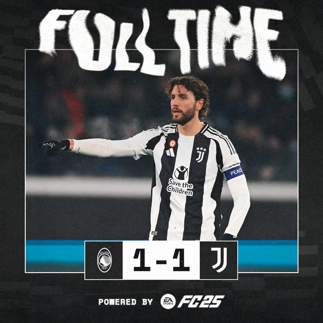 尤文图斯客场平局，保持不败纪录